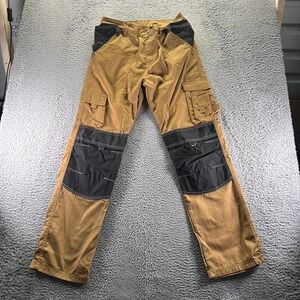 Craze Pant Mens 34x35 Brown Cotton Cargo Straight Workwear Utility Technician
